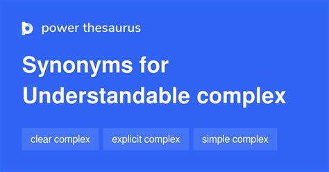 understandable thesaurus|Understandable Synonyms .